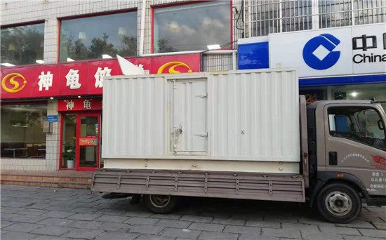承德出租发电机施工案例